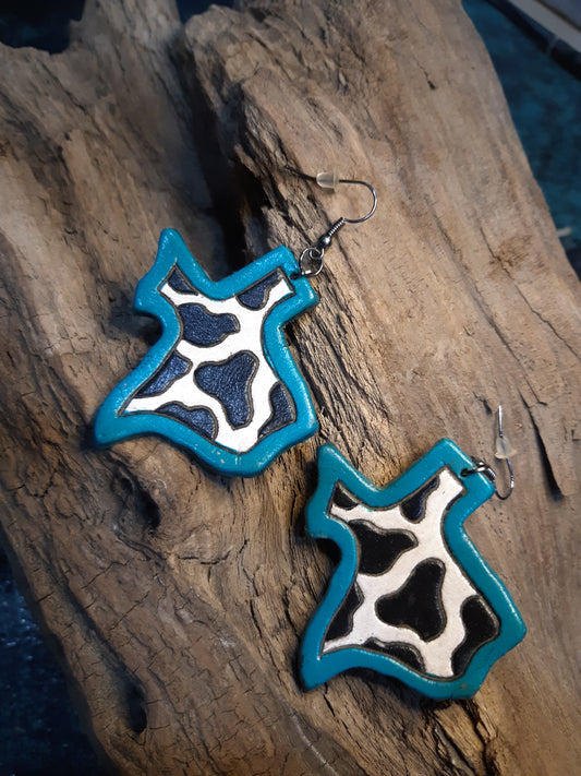 Texas Earrings- Blue