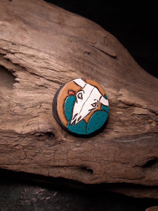 Pop socket- steer skull