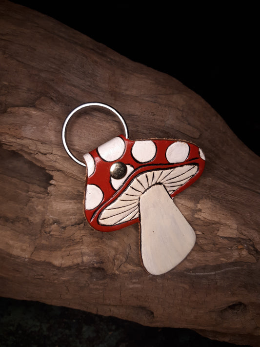 Mushroom Keychain