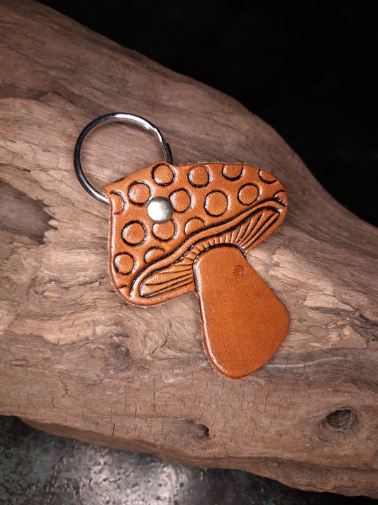 Mushroom keychain