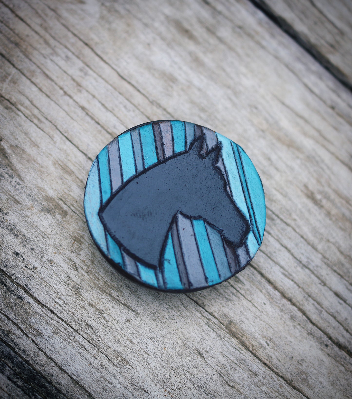 Horse Silhouette Pop Socket